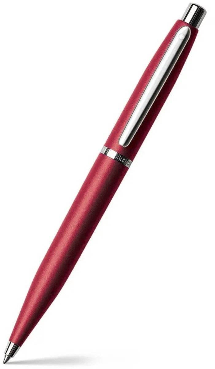 Sheaffer balpen - vfm e9403 - excessive red nickel plated 00740401131740074040113174-0