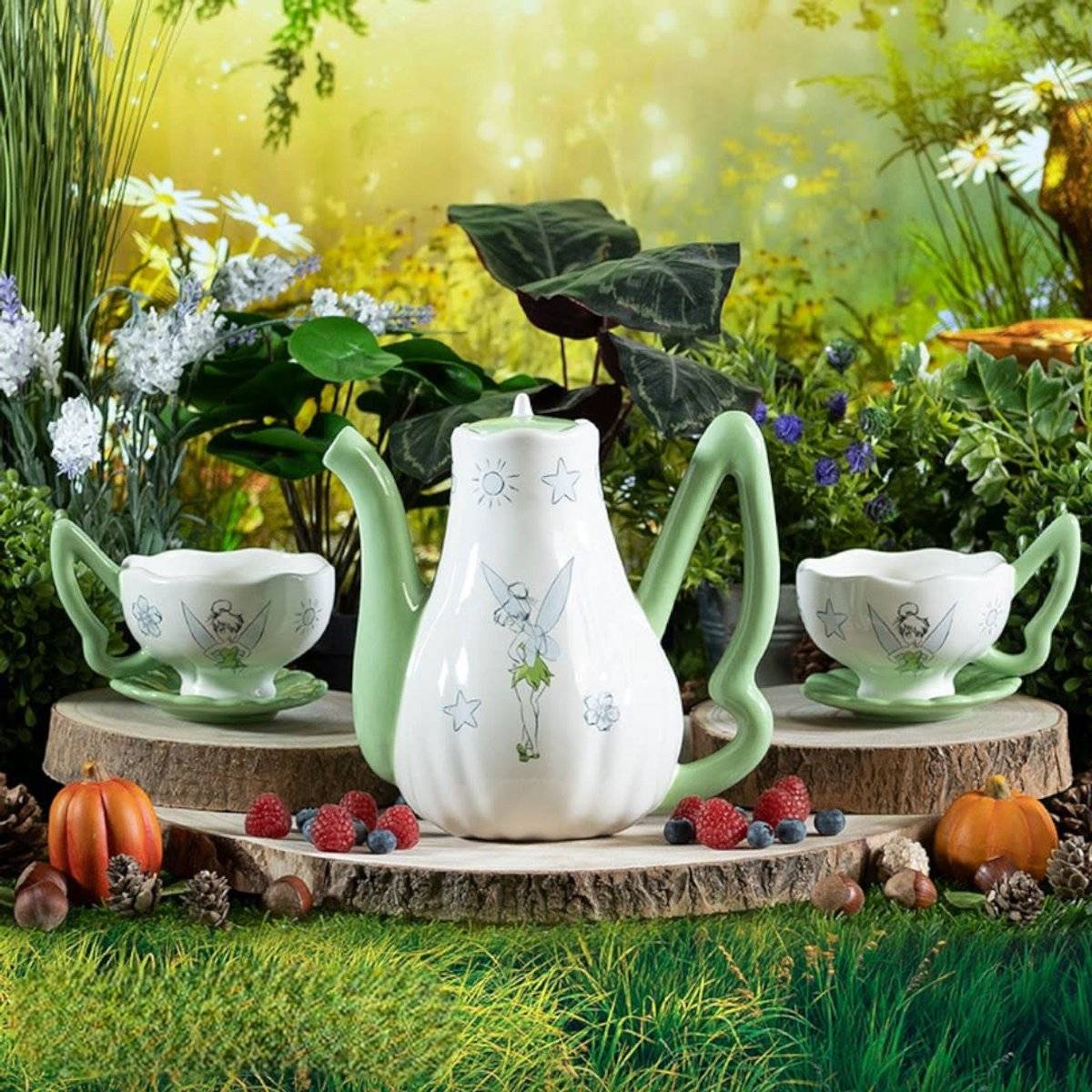 Abystyle disney - teapot - with tinkerbell cups set 36653611080543665361108054-0