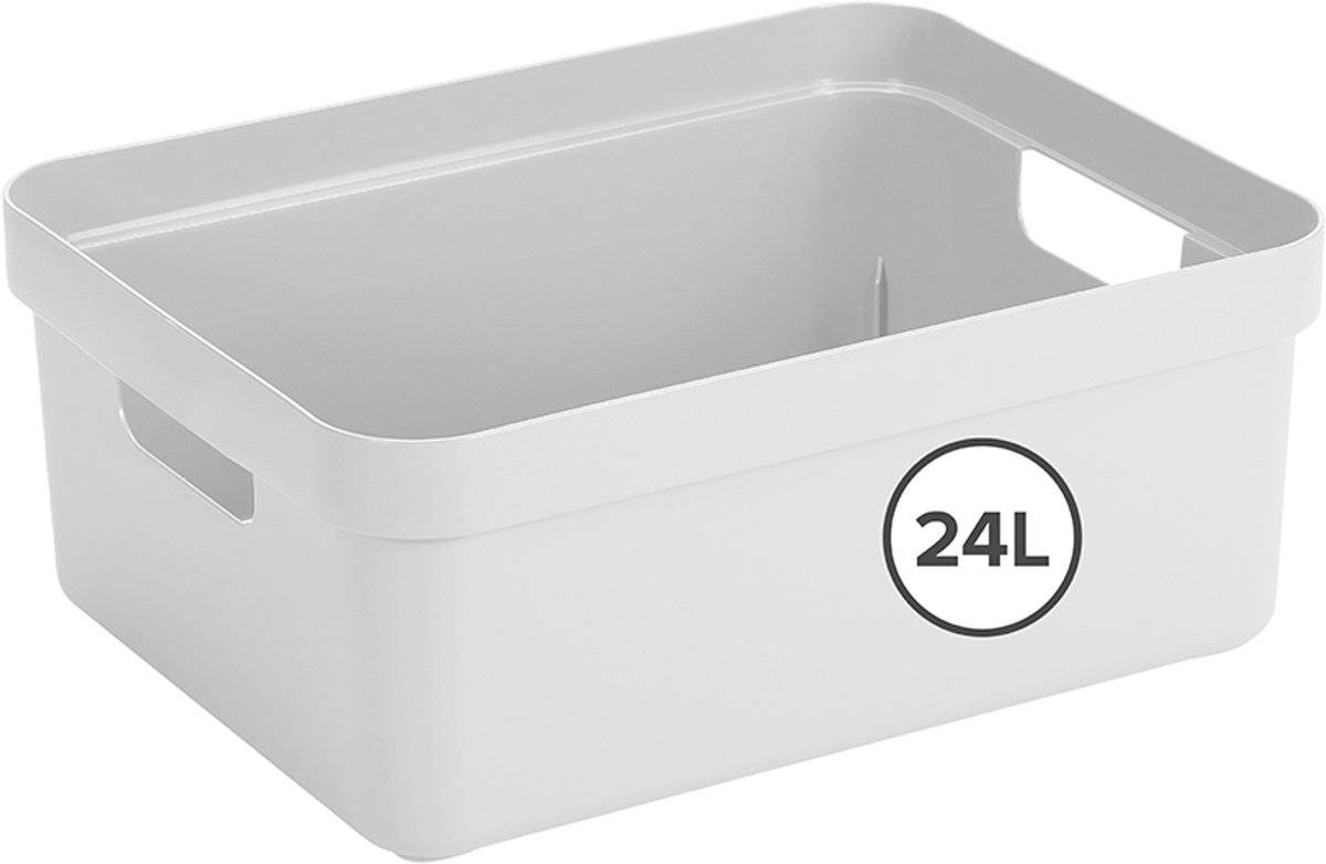 Sunware - sigma home opbergbox 24l wit 87111120970638711112097063-0