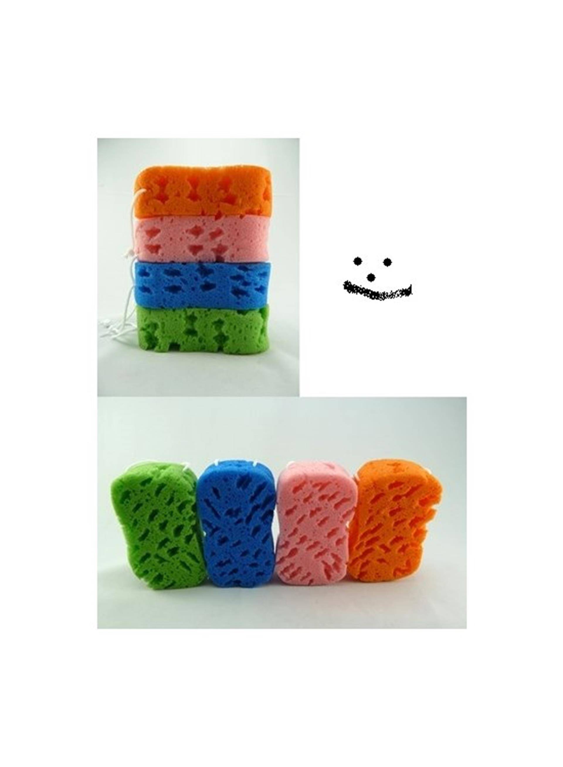 Aro houseware badspons met ophangkoord 15x9x5cm 87164214003068716421400306-1