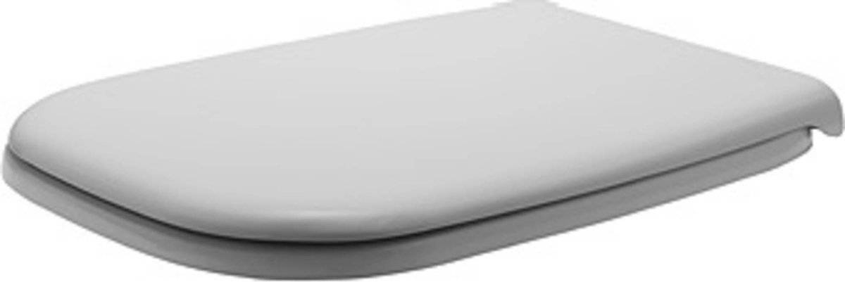 Duravit d-code wc-zitting - 43x36x4cm - compact - kunststof - wit glanzend 40215343847694021534384769-0
