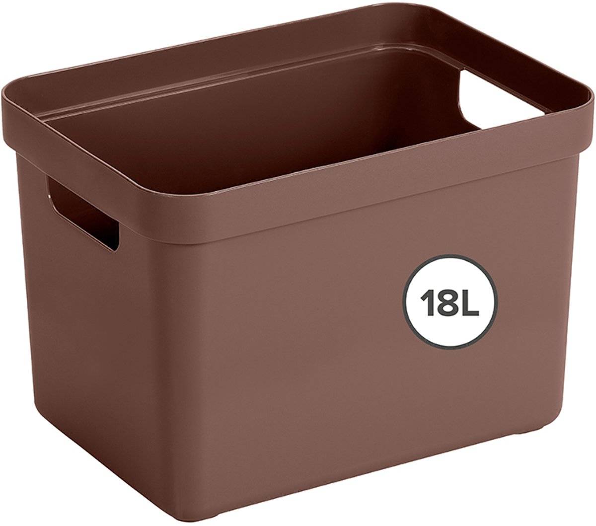 Sunware - sigma home opbergbox 18l bruin 87111120333448711112033344-0