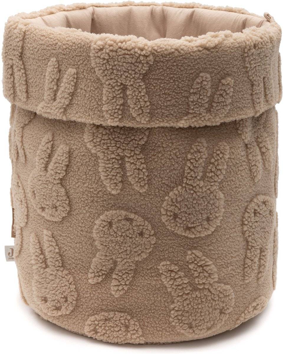 Jollein opbergmand - 30x30cm - miffy jacquard - biscuit 87173294011368717329401136-0
