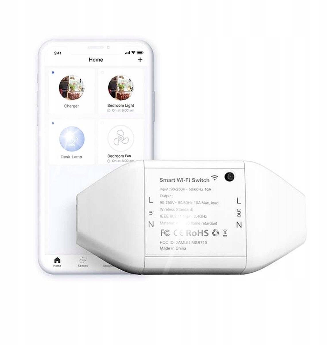 Meross - smart wi-fi switch - apple homekit compatible 06803066830170680306683017-0
