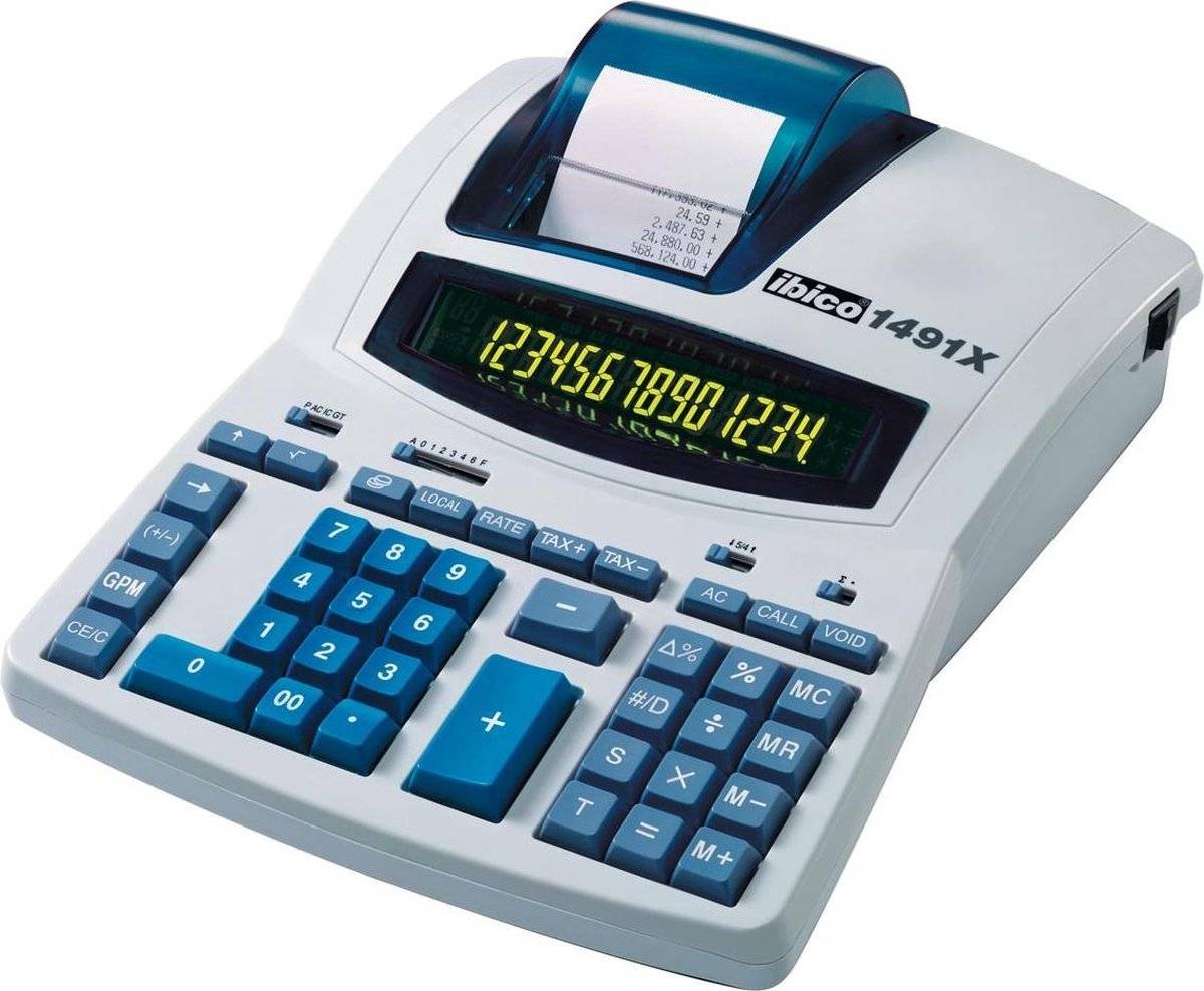 Ibico 1491x print - bureaurekenmachine 00134654042070013465404207-0