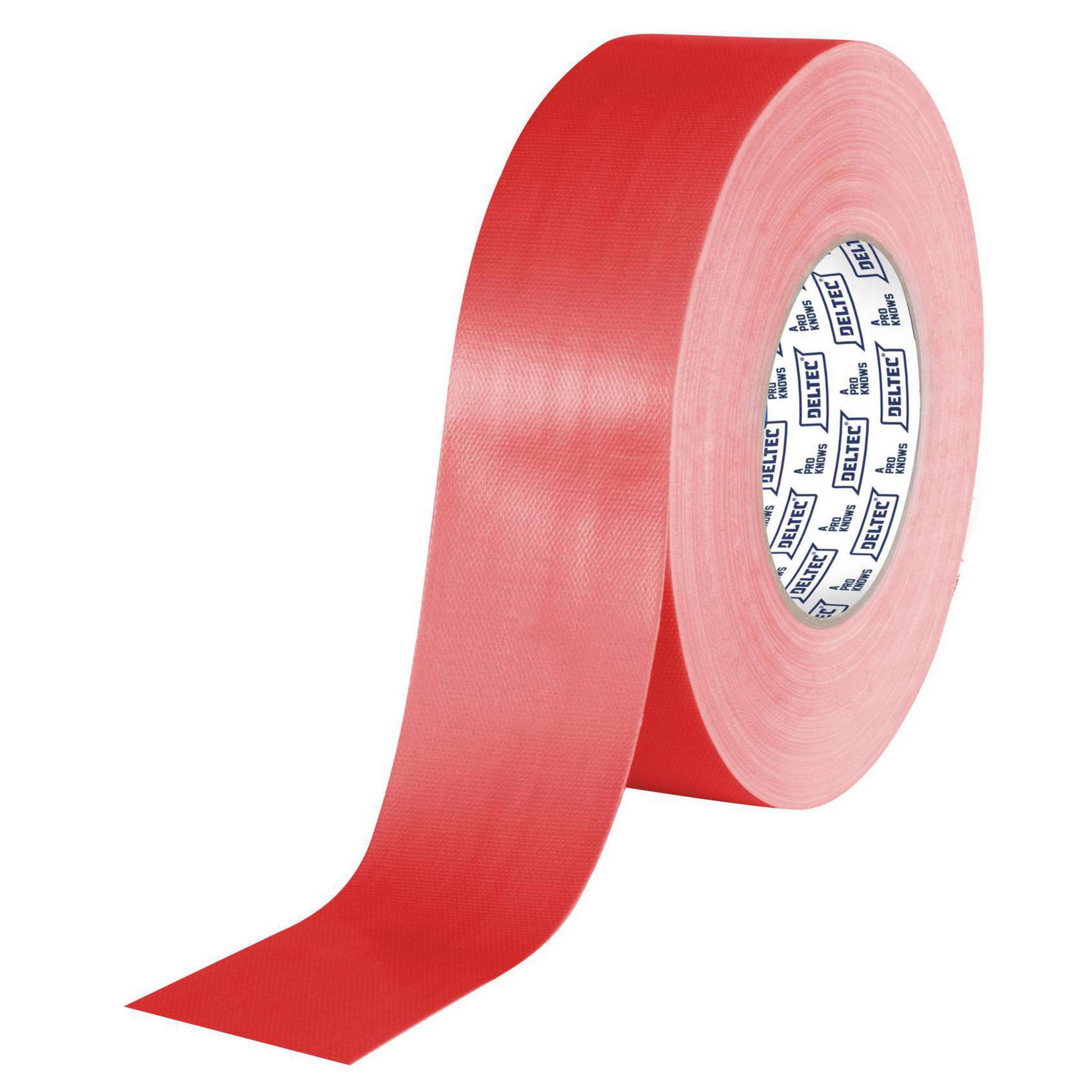Deltec gaffer tape pro rood 50 mm x 50 m 87181270314268718127031426-0