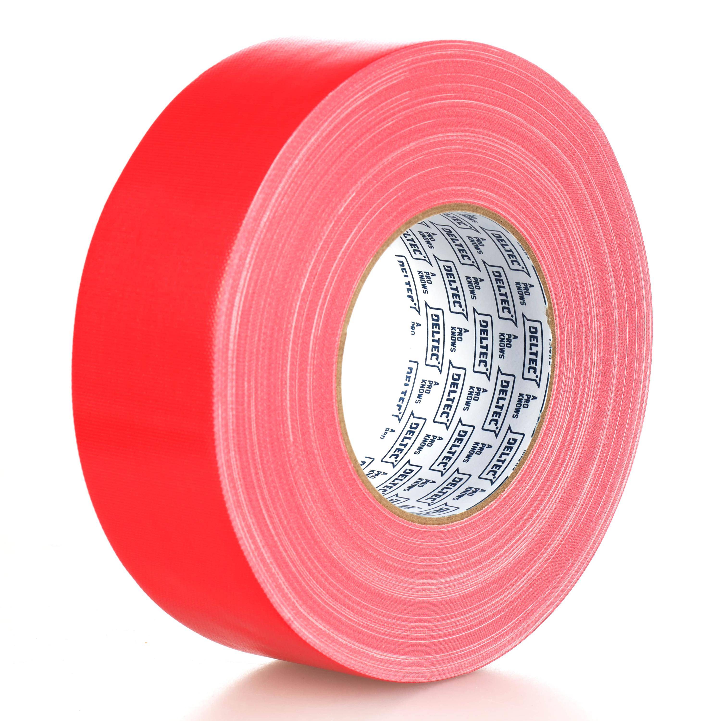 Deltec gaffer tape pro rood 50 mm x 50 m 87181270314268718127031426-1