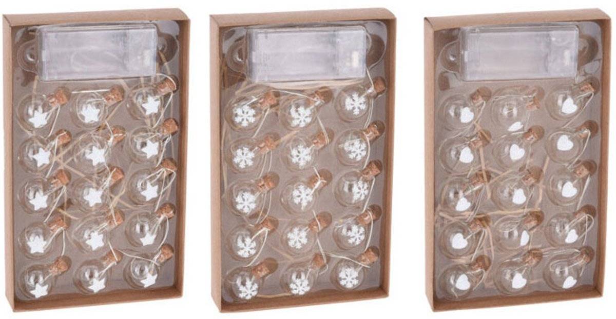 Koopman draadslinger met 15 kerstballetjes led warm white 87199876279968719987627996-0