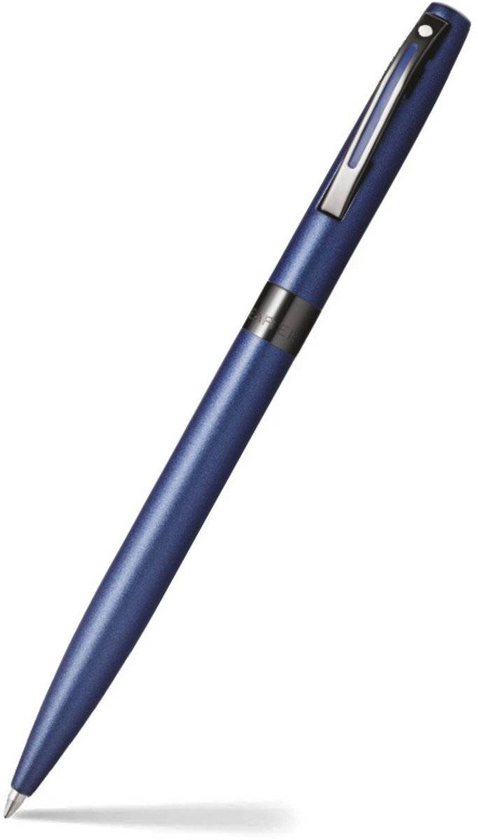 Sheaffer balpen reminder e9018 - matte blue lacquer black pvd coating 00740405532150074040553215-0