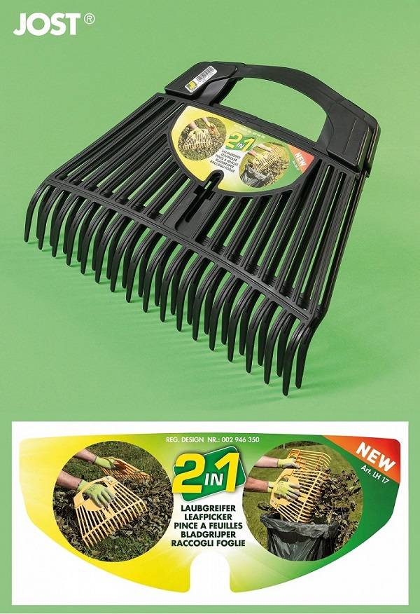 Mm eurotool producten bladgrijper set 2 in 1 pp zwart 54110695010425411069501042-0