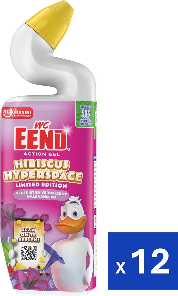Wc-eend toiletreiniger action hibiscus hyperspace 50002044230515000204423051-0