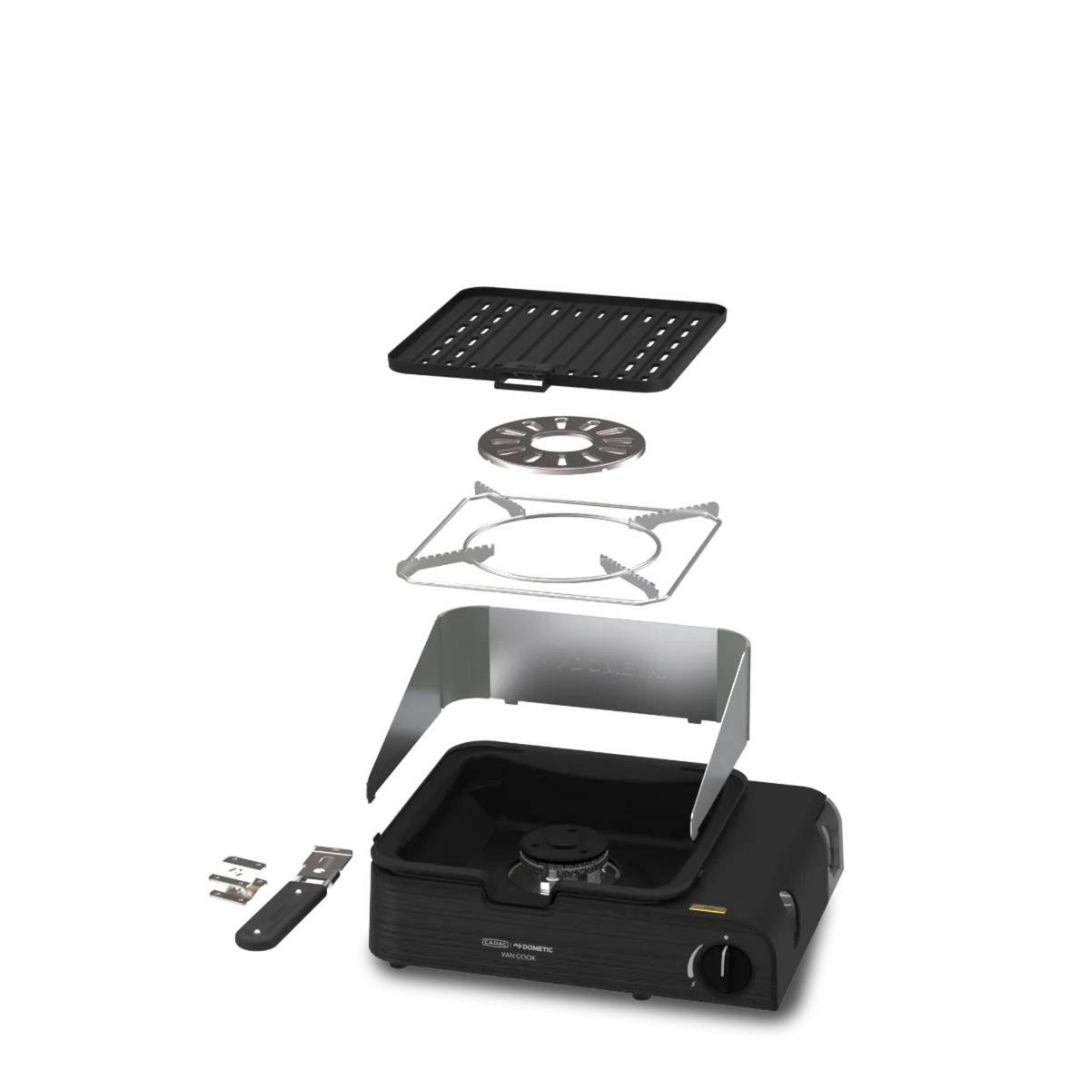 Cadac van cook ffd gasbarbecue plate 60017731215216001773121521-0