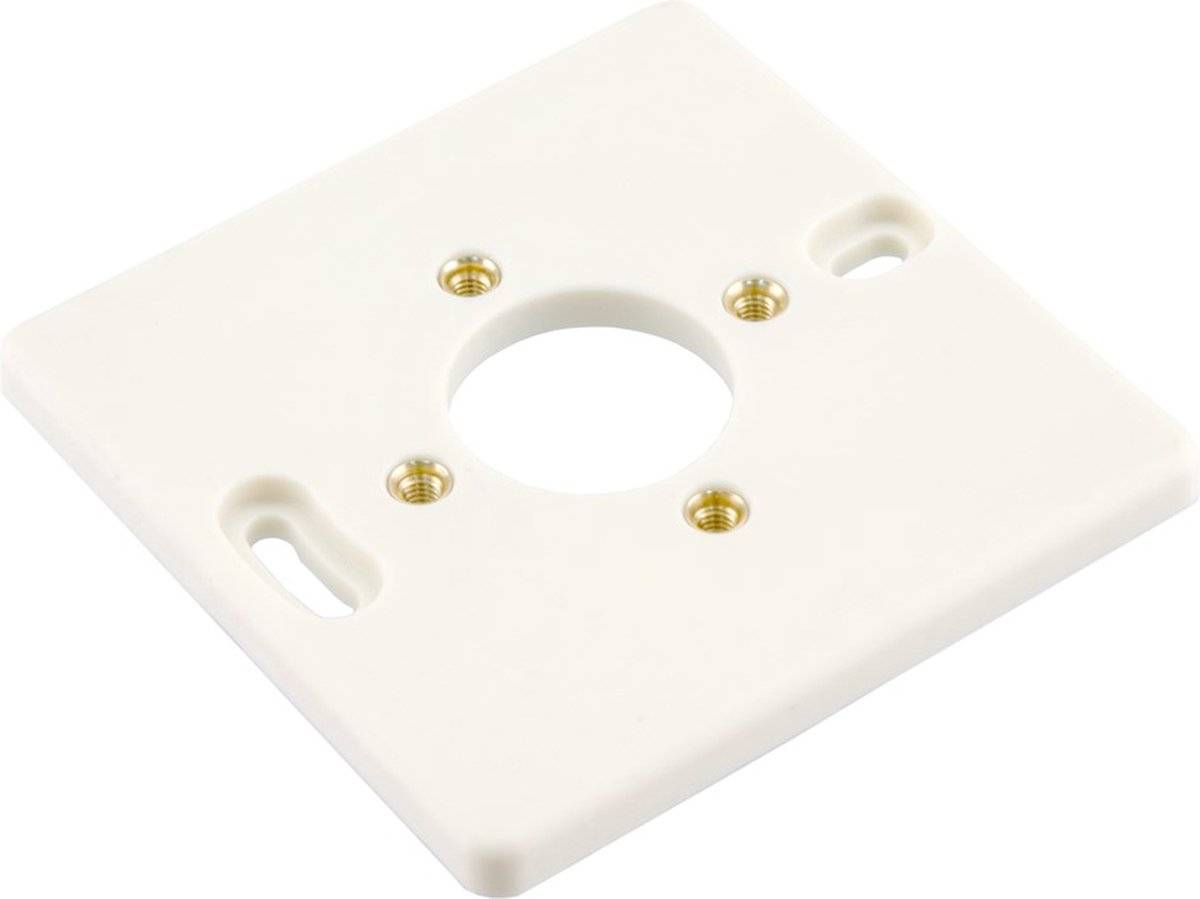 Attema montageplaat enkel met inserts met label wit 87122592199368712259219936-0