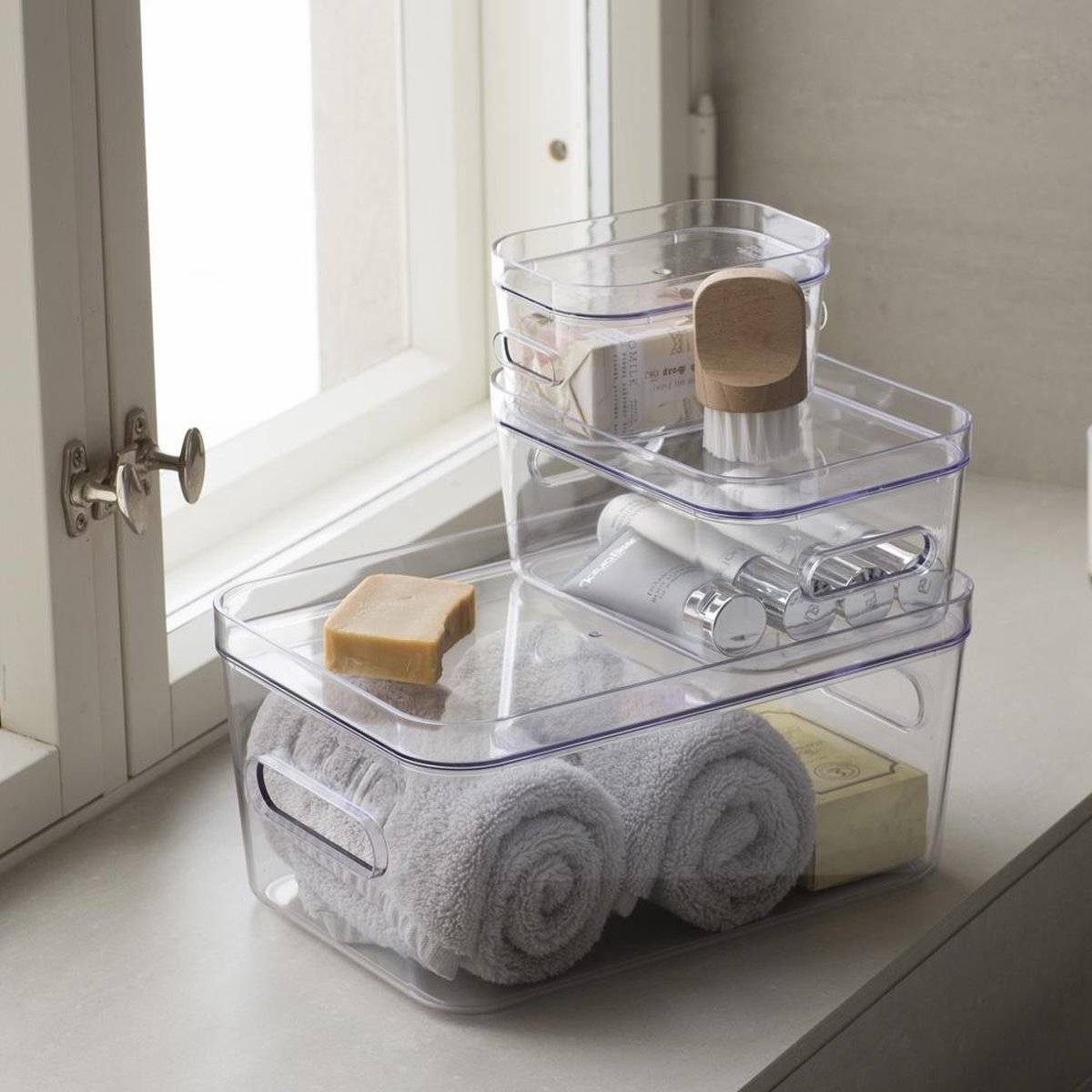 Smartstore - compact opbergbox m 5,3 liter - kunststof - transparant 64117601089076411760108907-0
