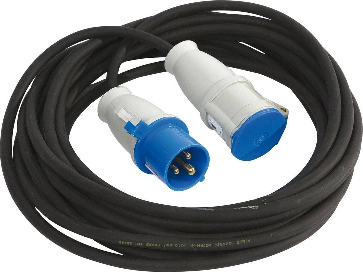 Gimeg elektra cee verlengkabel - 10 m 87113322150258711332215025-0