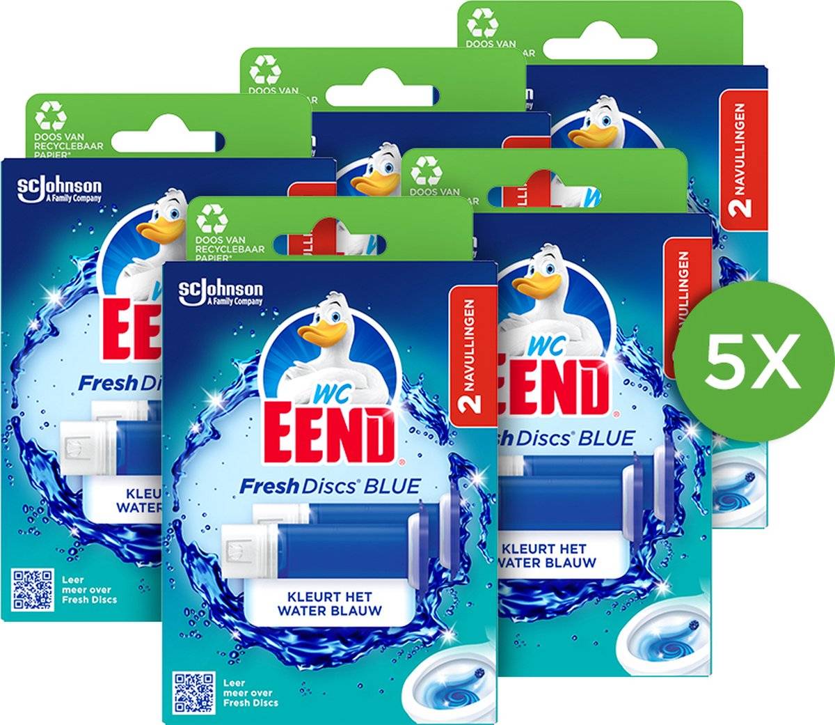 Wc-eend fresh discs navul duo coloring bluing 50002043315615000204331561-0
