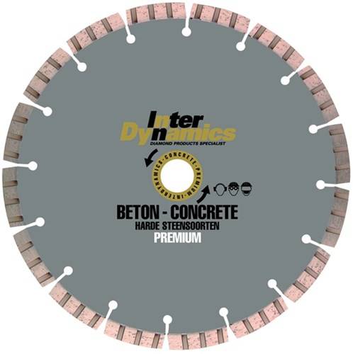 Interdynamics inter dynamics diamantzaag beton premium 350x25,4mm - 326350 87171544514748717154451474-0