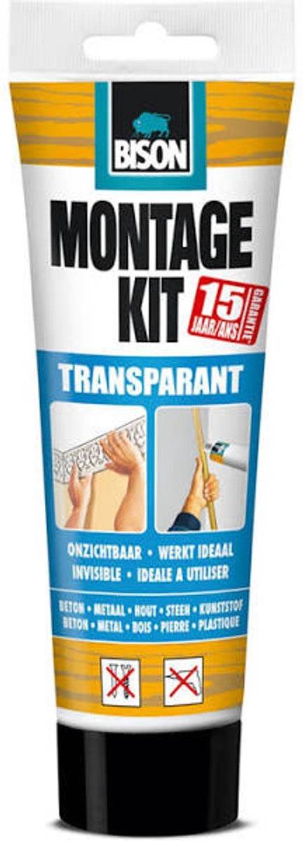 Bison montagekit transparant 250gr 87104390466008710439046600-0