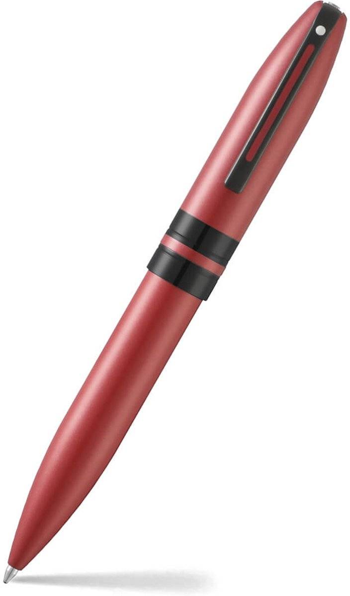 Sheaffer - balpen - icon - e9111 - metallic red black- pvd trims - sf-e2911151k 00740402612400074040261240-0