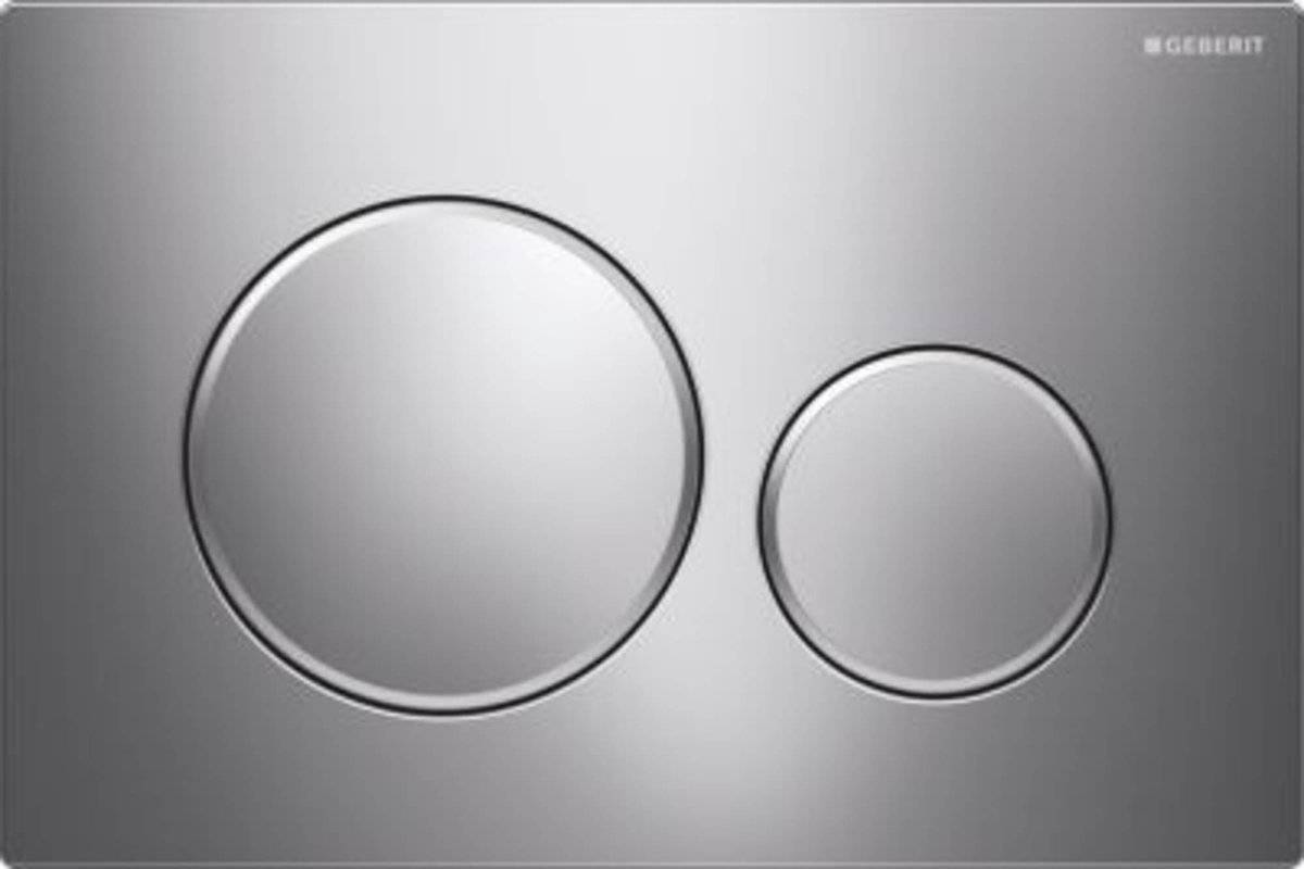 Geberit sigma 20 bedieningspaneel - chroom 40254165445554025416544555-0