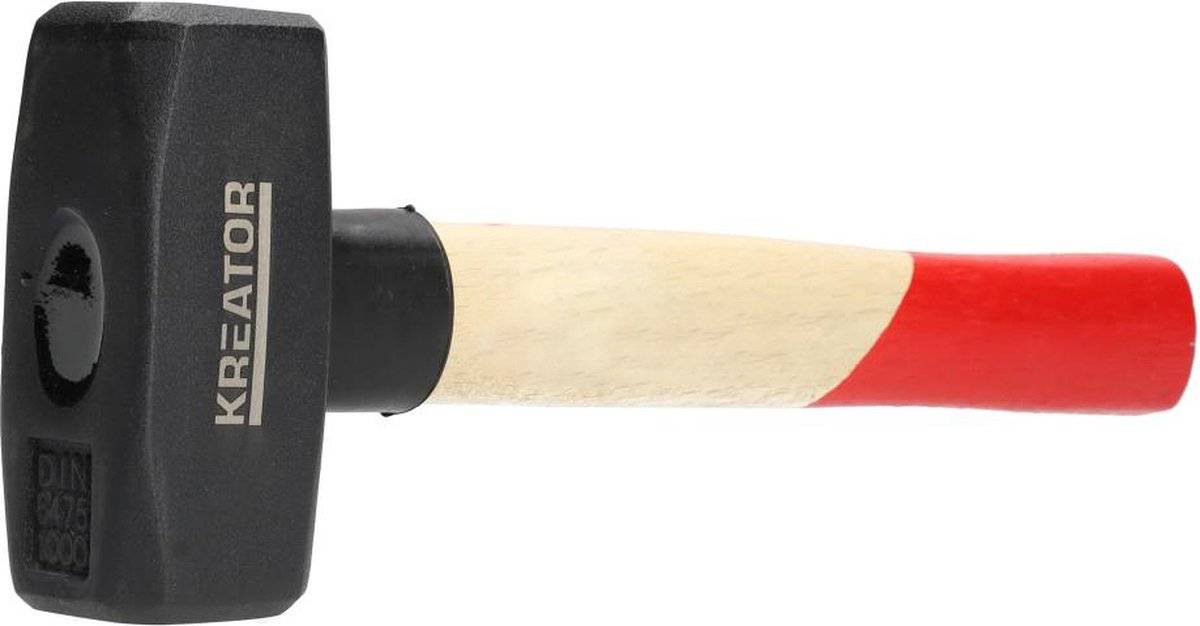Kreator - hand tools - krt902001 - moker - 1000g - hout 54003380639235400338063923-0