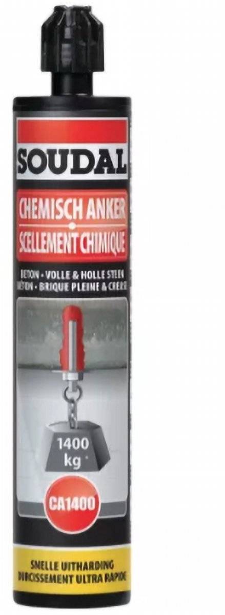 Soudal chemisch anker ca1400 - 280ml 54111830827175411183082717-0