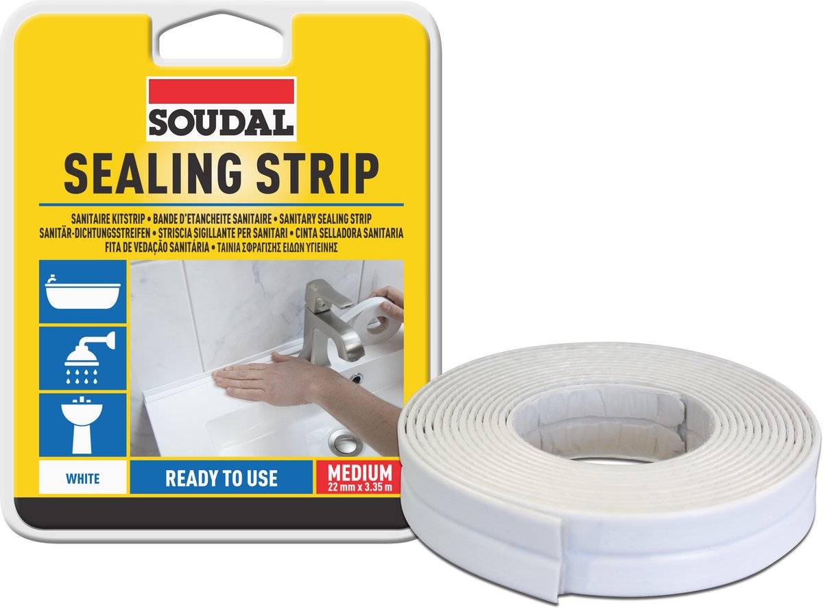 Soudal sealing strip sanitaire 22mm 54111831476215411183147621-0