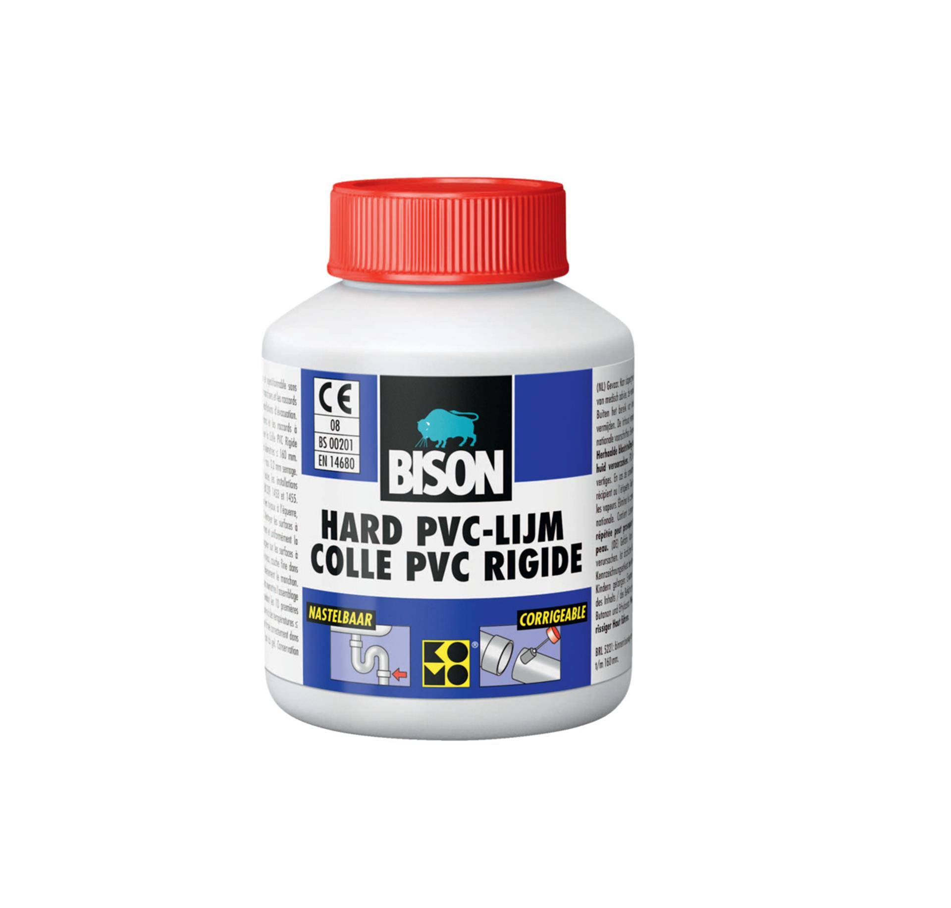 Bison hard pvc lijm 100 ml 87104391201198710439120119-0