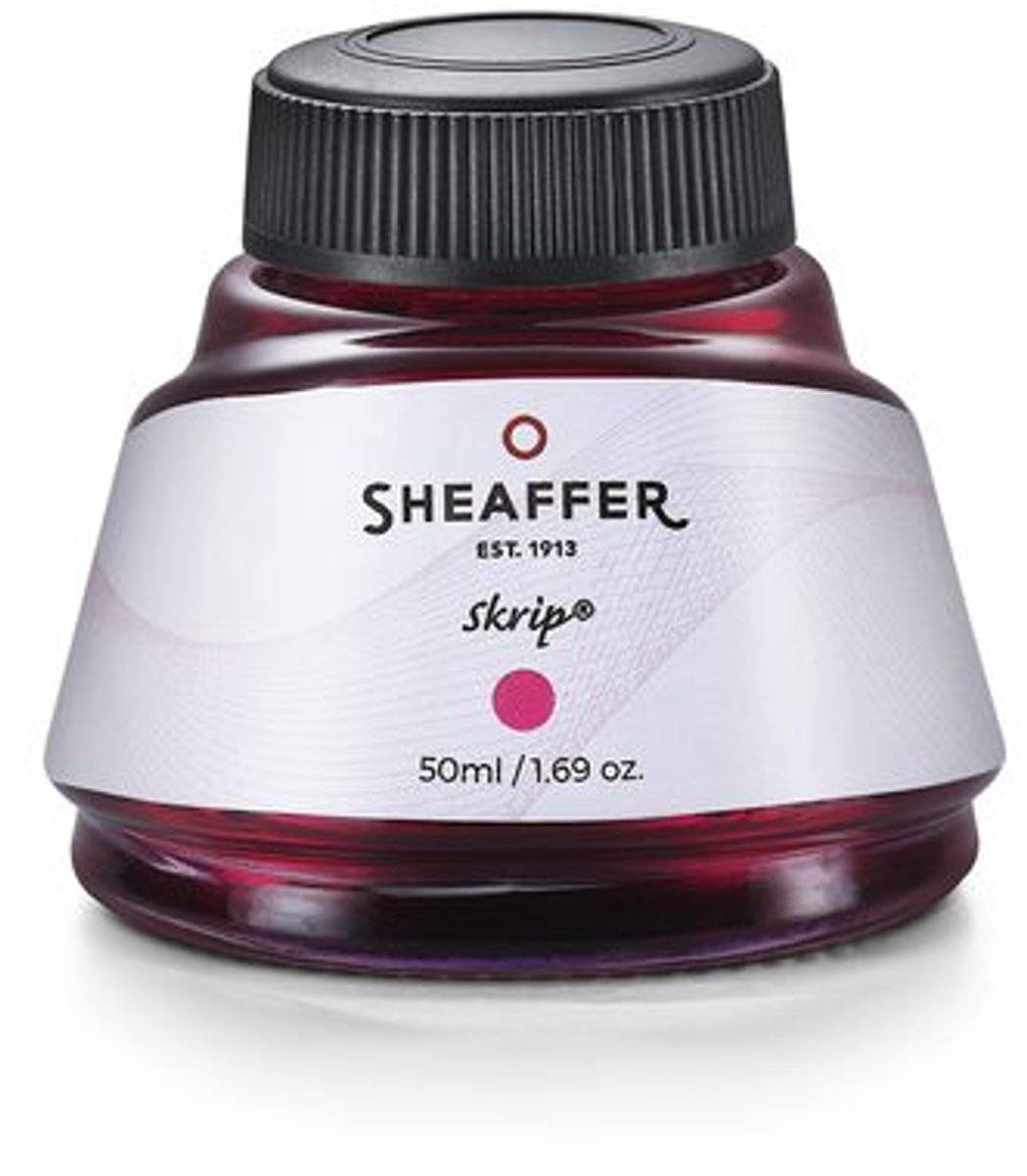 Sheaffer inktpotje - roze - 50ml 00740400029660074040002966-0