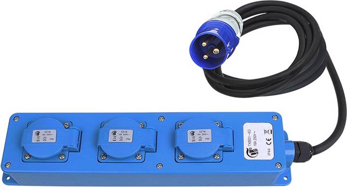 Gimeg elektra cee verdeeldoos - 3-weg - 1,5 m 87127573988298712757398829-0
