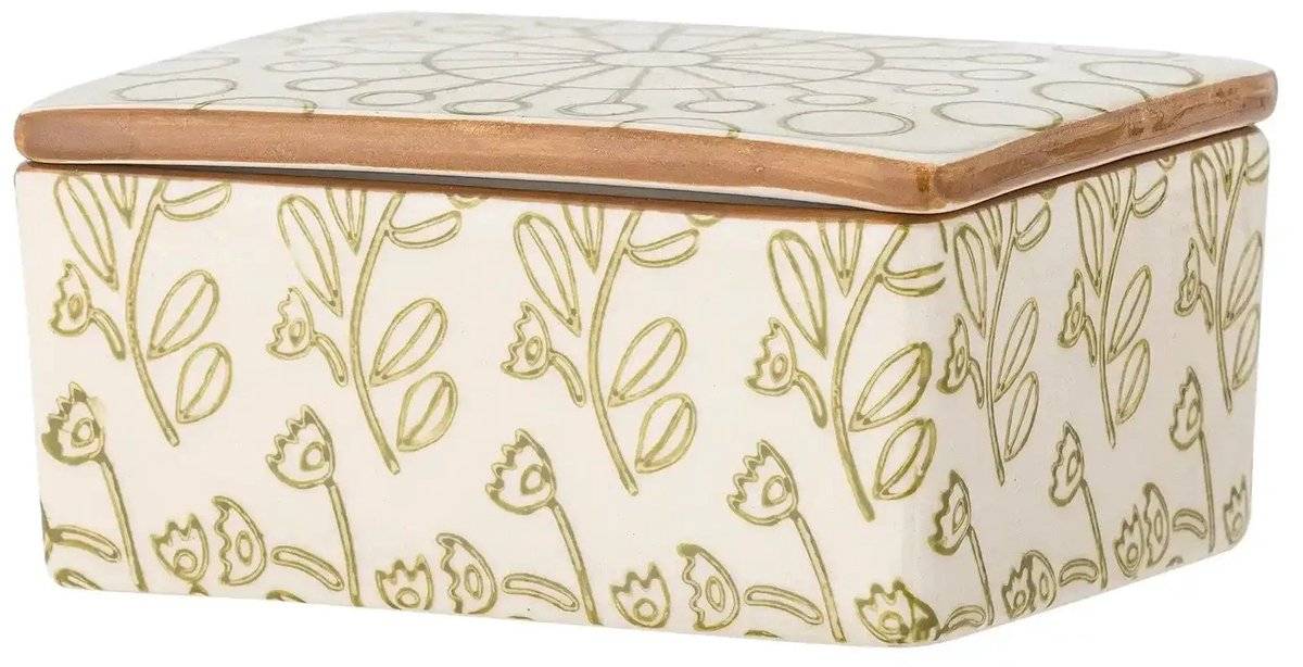 Bloomingville botervloot aardewerk groen maple 57111733383685711173338368-0