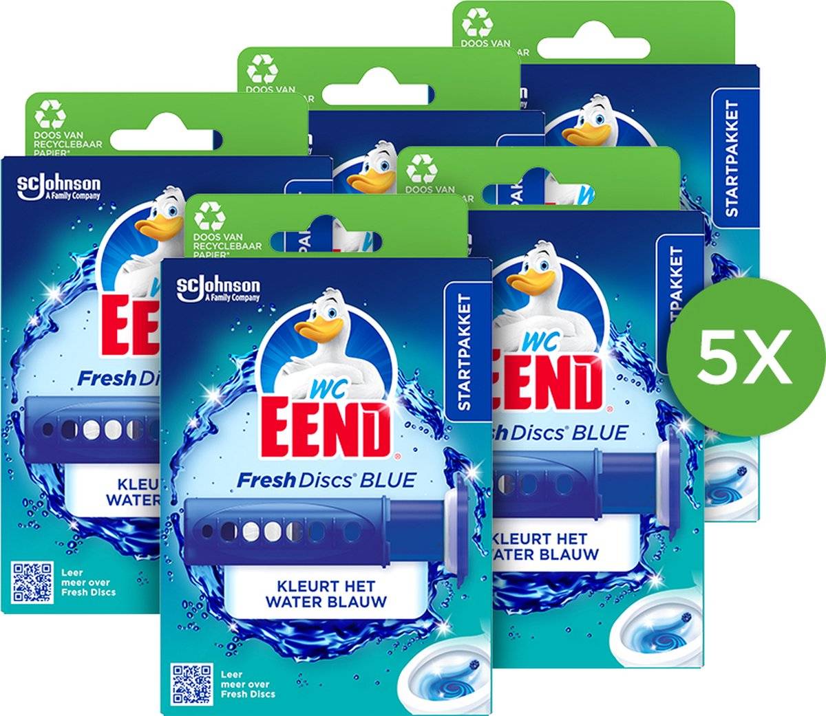Wc-eend fresh discs houder coloring blue 50002043315305000204331530-0
