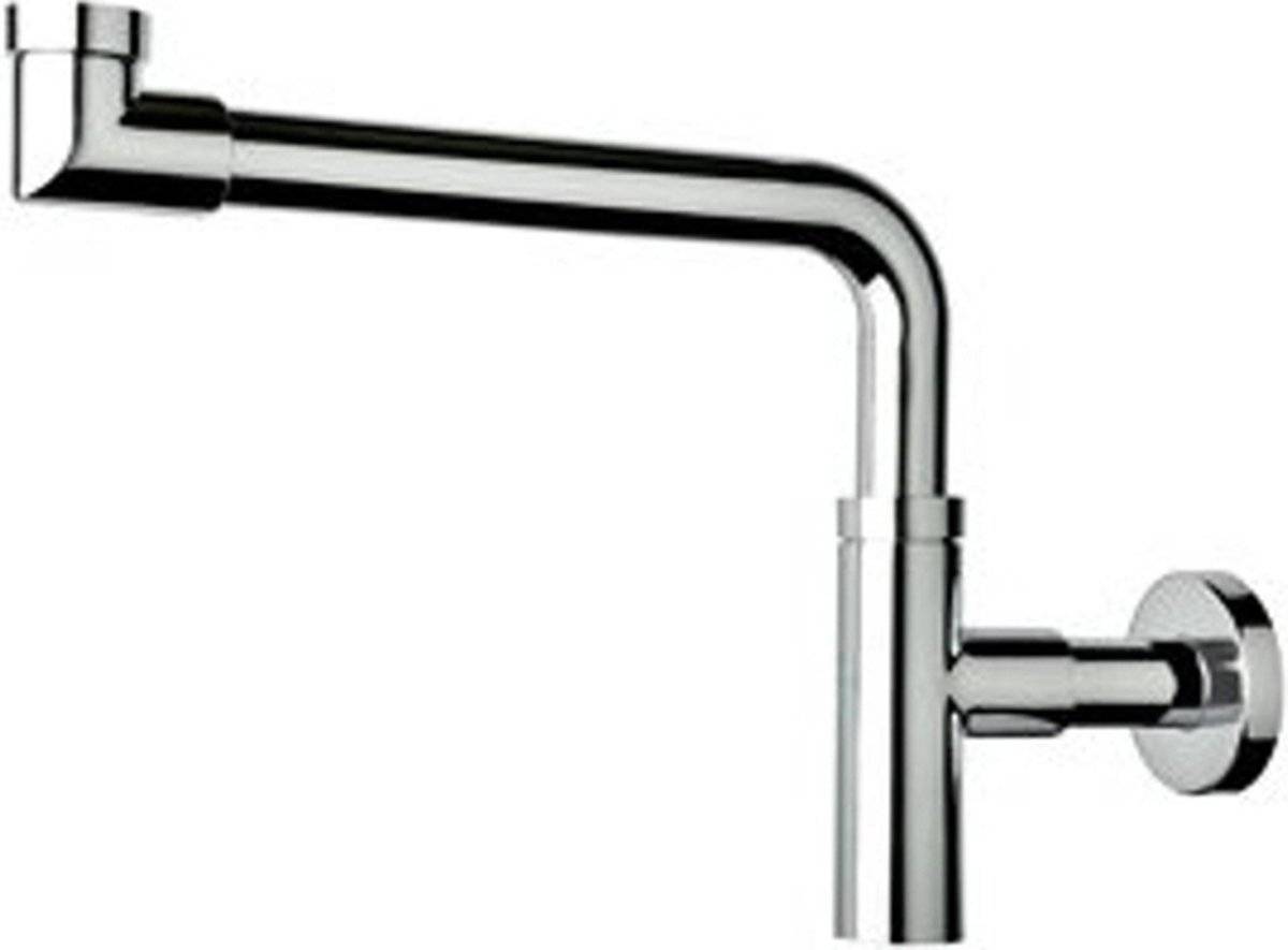 Plieger designsifon ruimtebesparend chroom 80199521106468019952110646-0