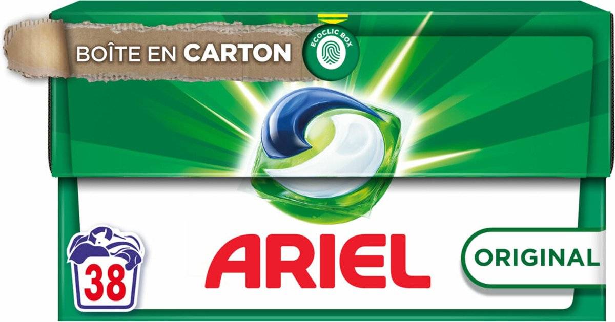 Ariel - wasmiddel - pods - original - 38wb 847,4g 80010908474168001090847416-0