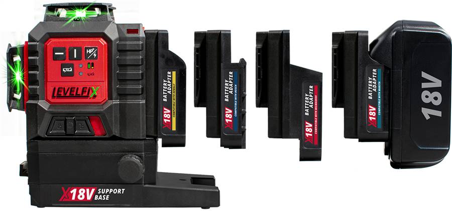 Levelfix x18va-mak smart adapter set 18v makita 87124230196078712423019607-0
