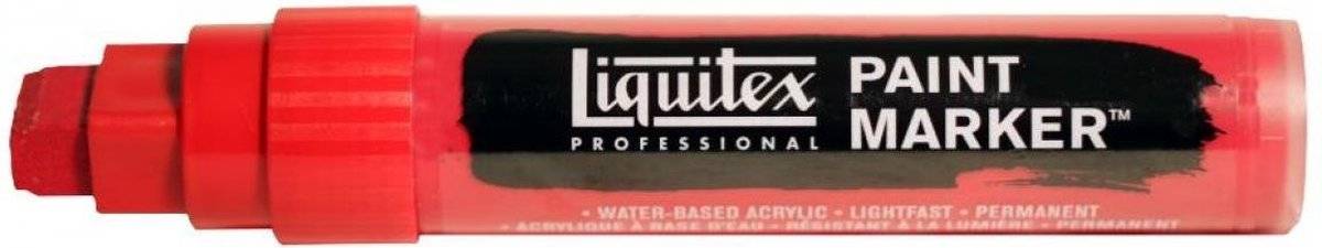 Liquitex lakmarker cadmiumrood diep 15mm 08874520001430887452000143-0