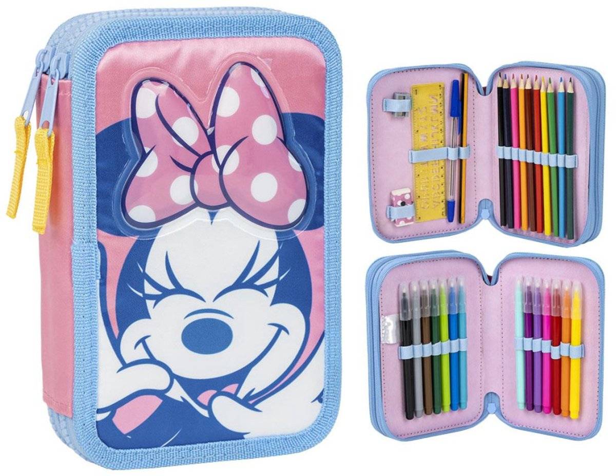Disney minnie-gevuld 2-laag etui 84454843709738445484370973-0