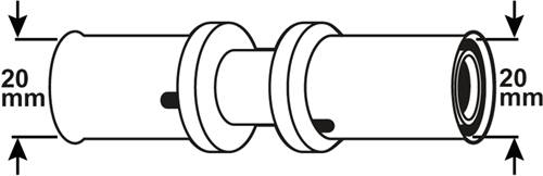 Cornat perskoppeling 20x20mm 10st ms-a2 - vrptp500655n 40353000542064035300054206-1