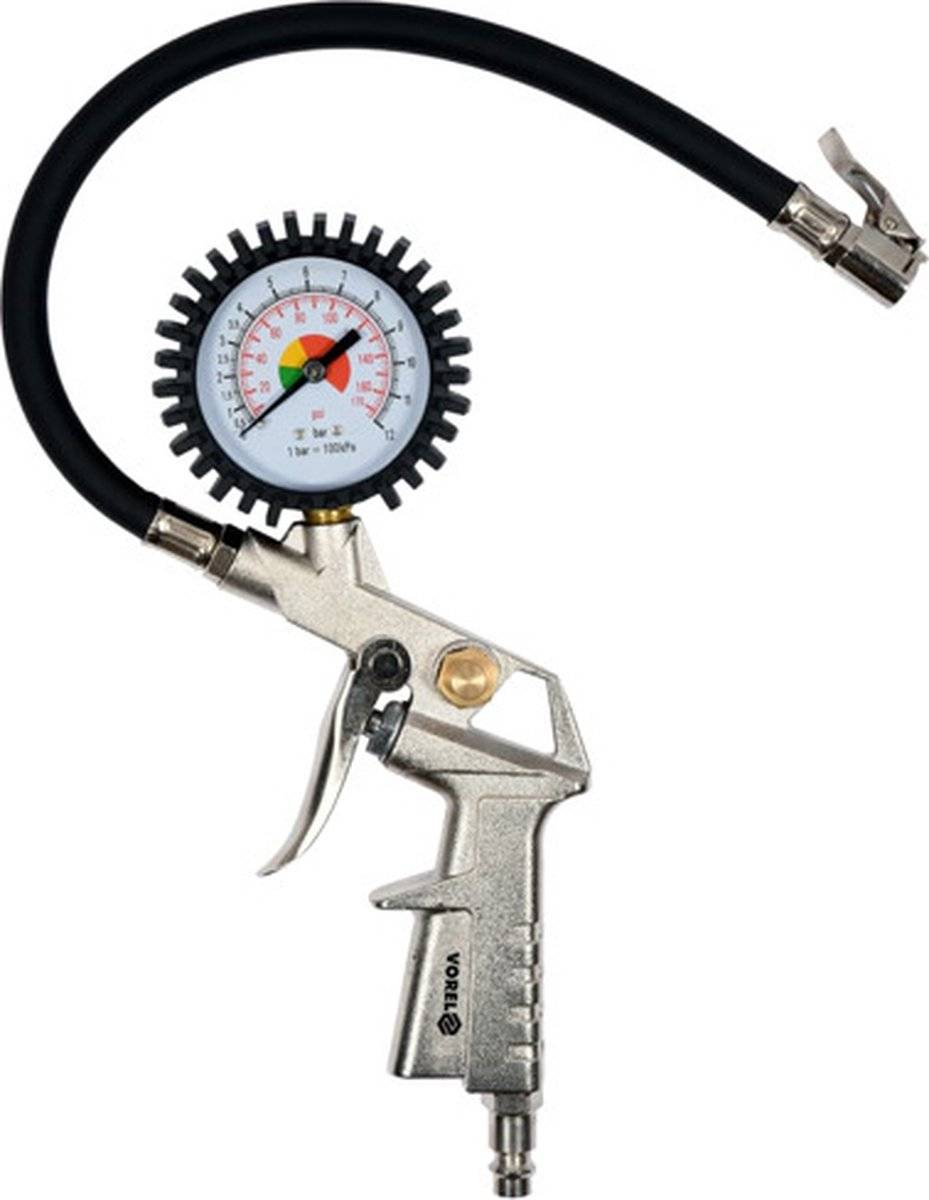 Vorel persluchtpistool met manometer 59060838165055906083816505-0