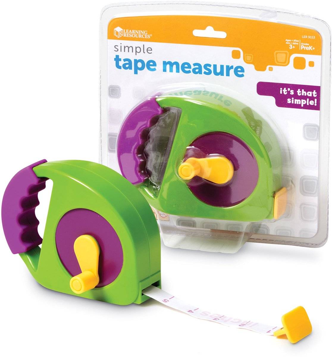 Learning resources simple tape measure - 3+ 07650238915390765023891539-0