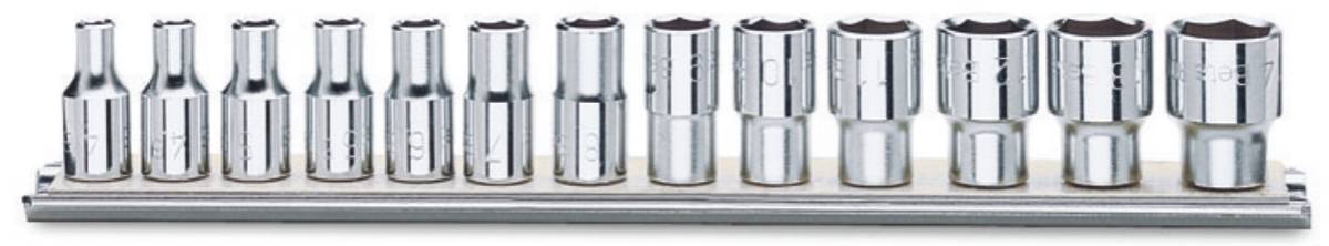 Beta dopsleutel set 1 4 zeskant 13-delig 80142300816188014230081618-0
