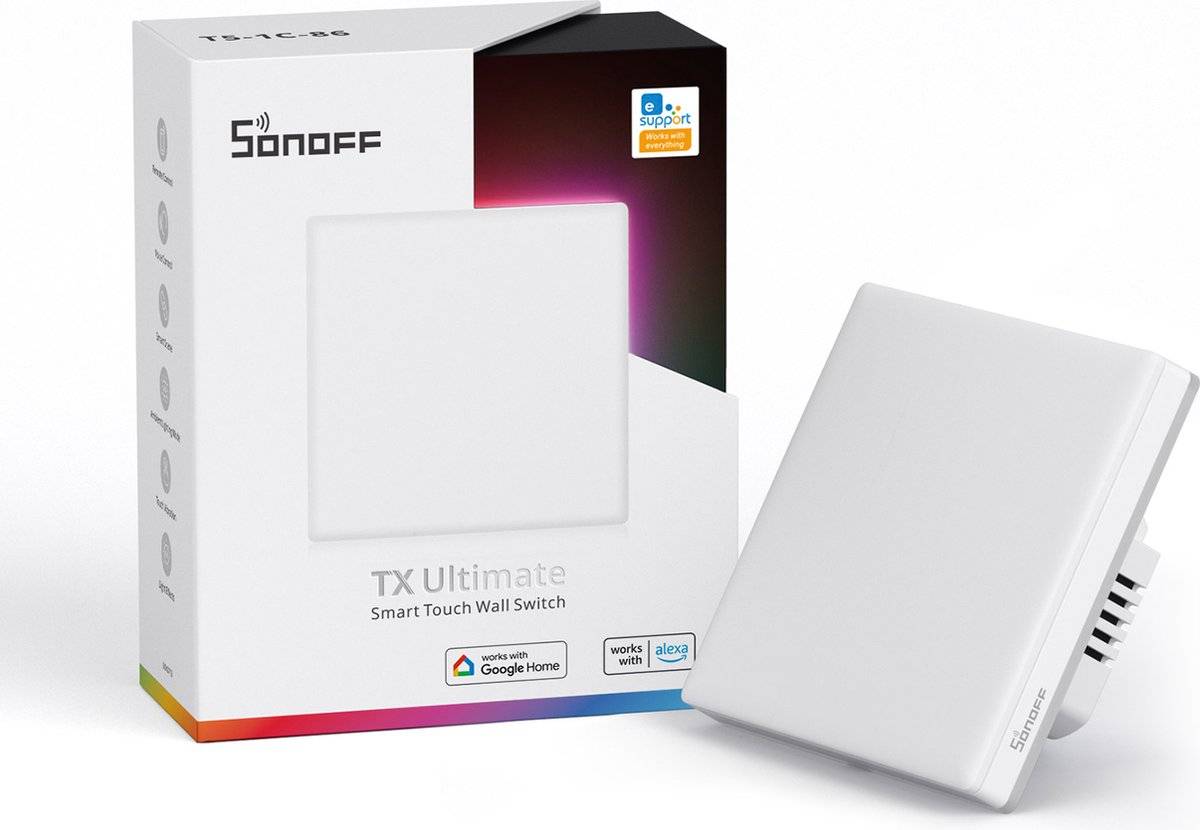 Sonoff - t5-1c-86 - schakelaar 69200757402196920075740219-0