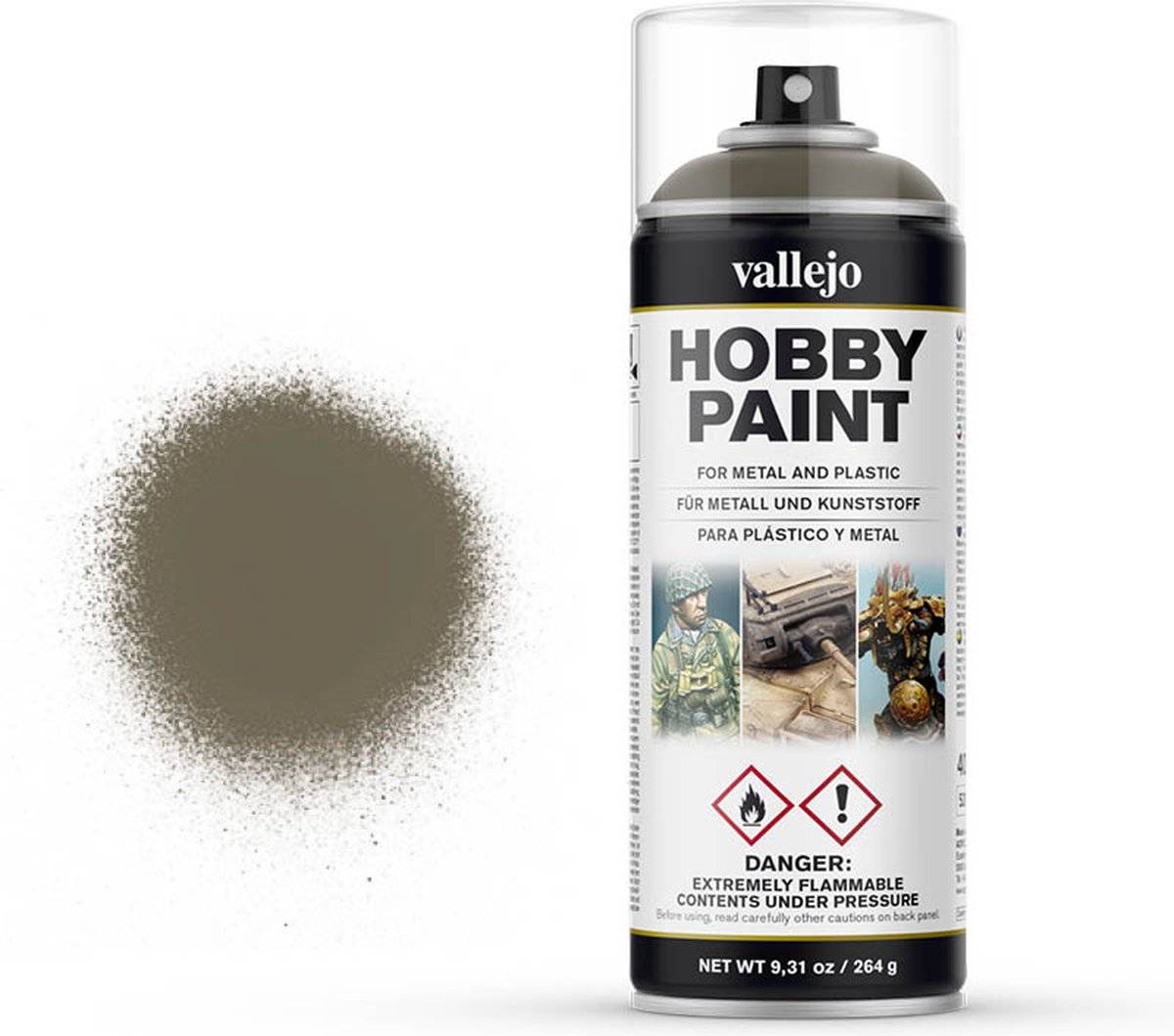 Vallejo val28007 - russian uniform primer - spay-paint 400 ml 84295512800758429551280075-0