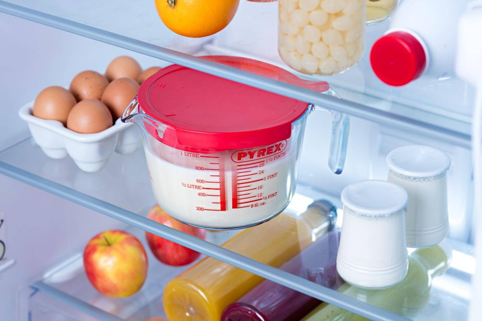 Pyrex maatbeker met deksel 1l 34264702770823426470277082-1