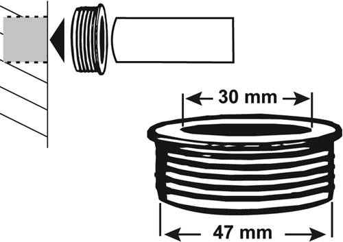 Cornat rubbernippel 30 50 (47mm-buis) m - t3185010 40353007199524035300719952-1