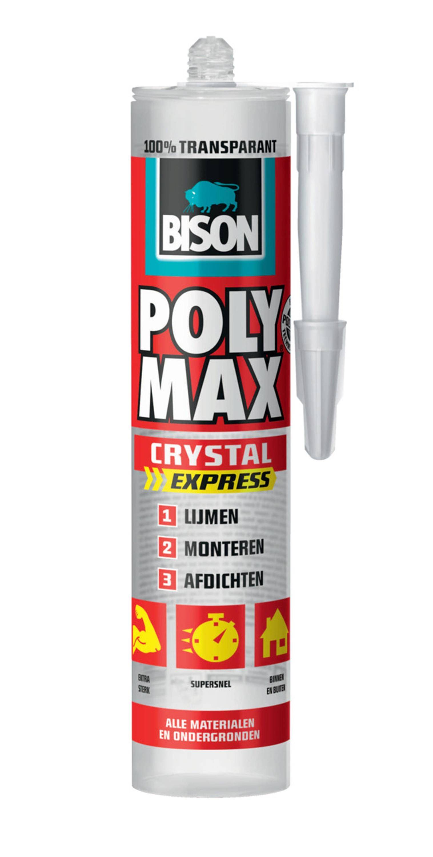 Bison polymax crystal transparant 300g 87104391845938710439184593-0
