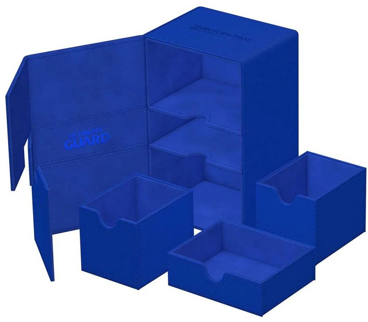 Ultimate guard twin flip'n'tray 160+ xenoskin - blue card boxes 40561330219204056133021920-0
