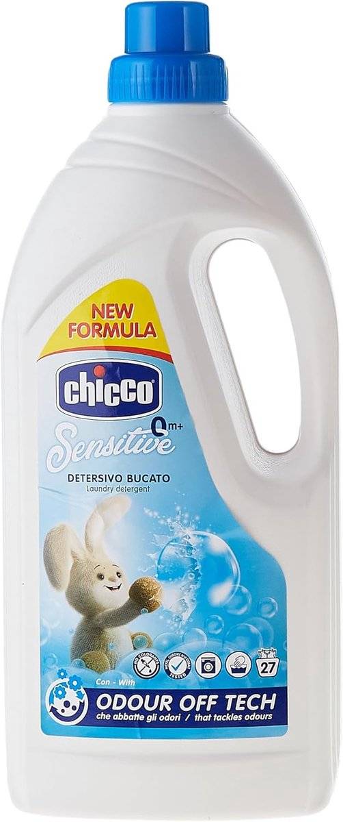 Chicco sensitive 0m+ laundry detergent for baby clothes ... 80586641223258058664122325-0