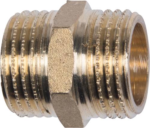 Cornat messing ms dubbelnippel mm 3 8 - t396600 40353006173264035300617326-0