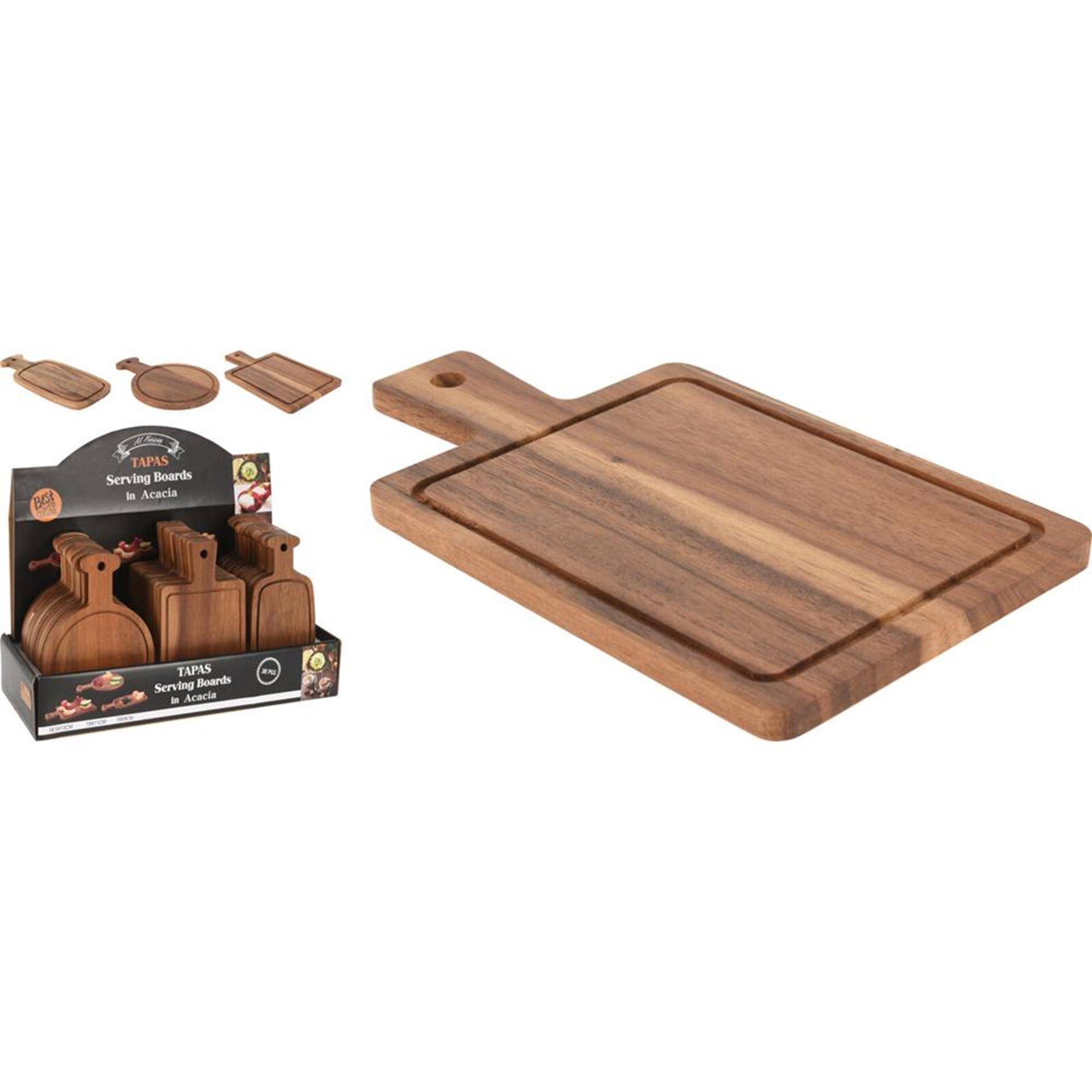 Excellent houseware snijplank acaciahout klein 87205739828948720573982894-0